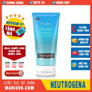Sữa Rửa Mặt NEUTROGENA Hydro Boost Exfoliating Cleanser (141g) _Xchoice
