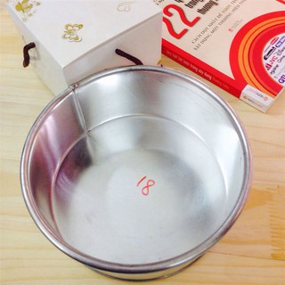 Tròn đế liền 16cm, khuôn bánh bông lan, khuôn thạch