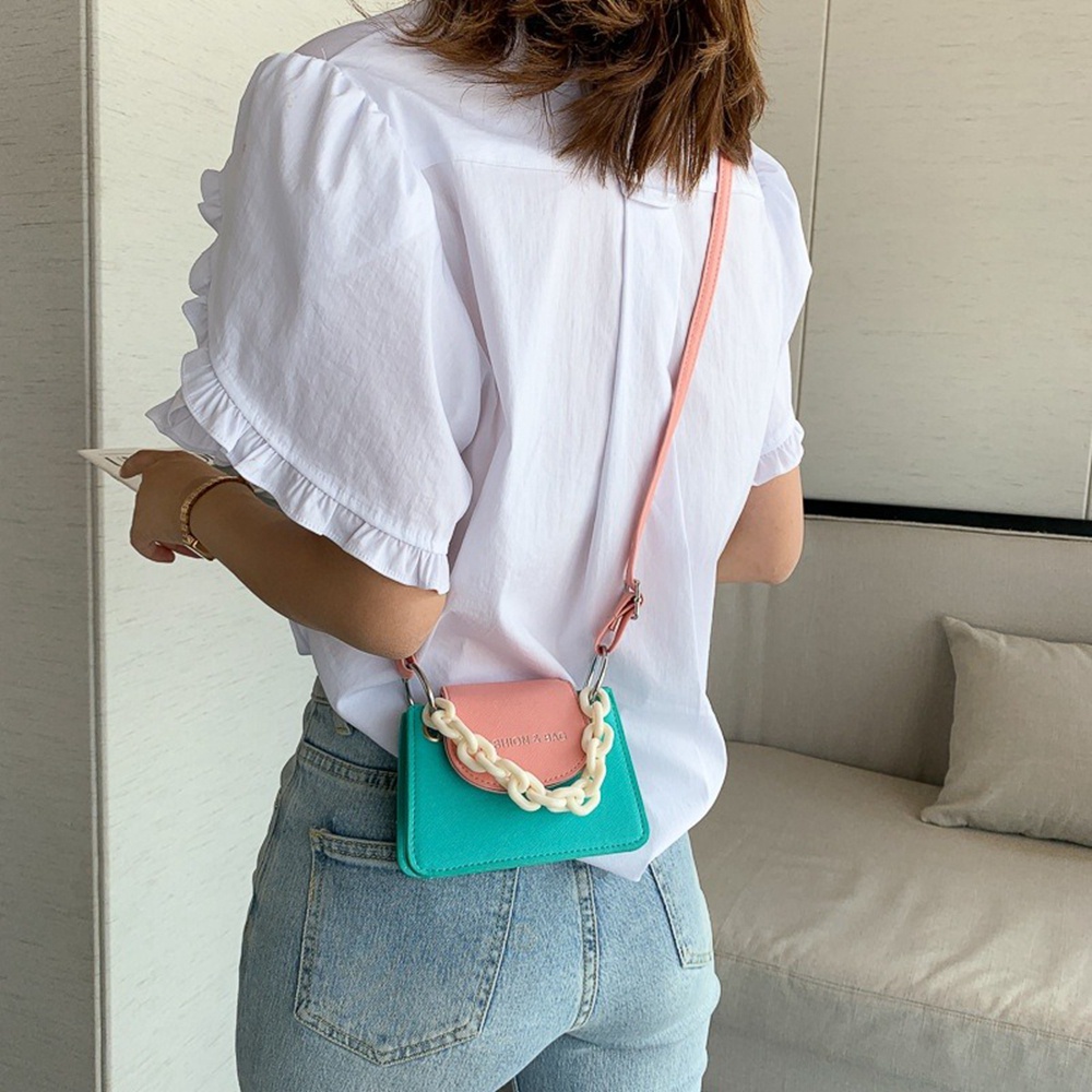 Túi Xách Da Pu Màu Sắc Kẹo Ngọt Xinh Xắn Cho Nữ