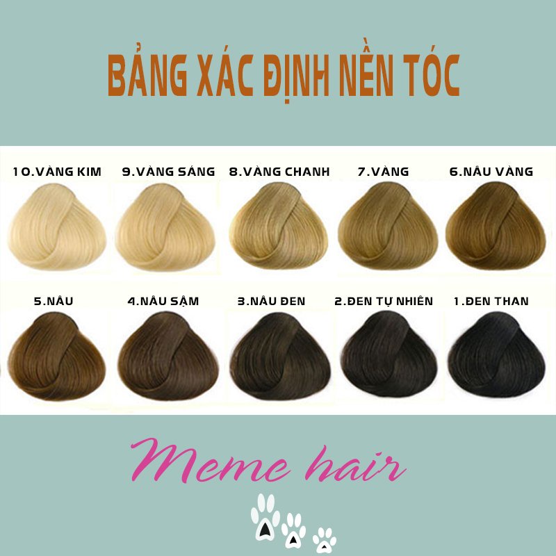 thuốc nhuộm tóc  trà sữa . tặng kèm bao tay , hdsd , oxi trợ dưỡng