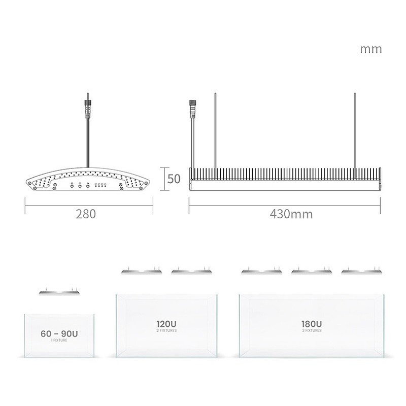 Đèn led thủy sinh Week  Ark