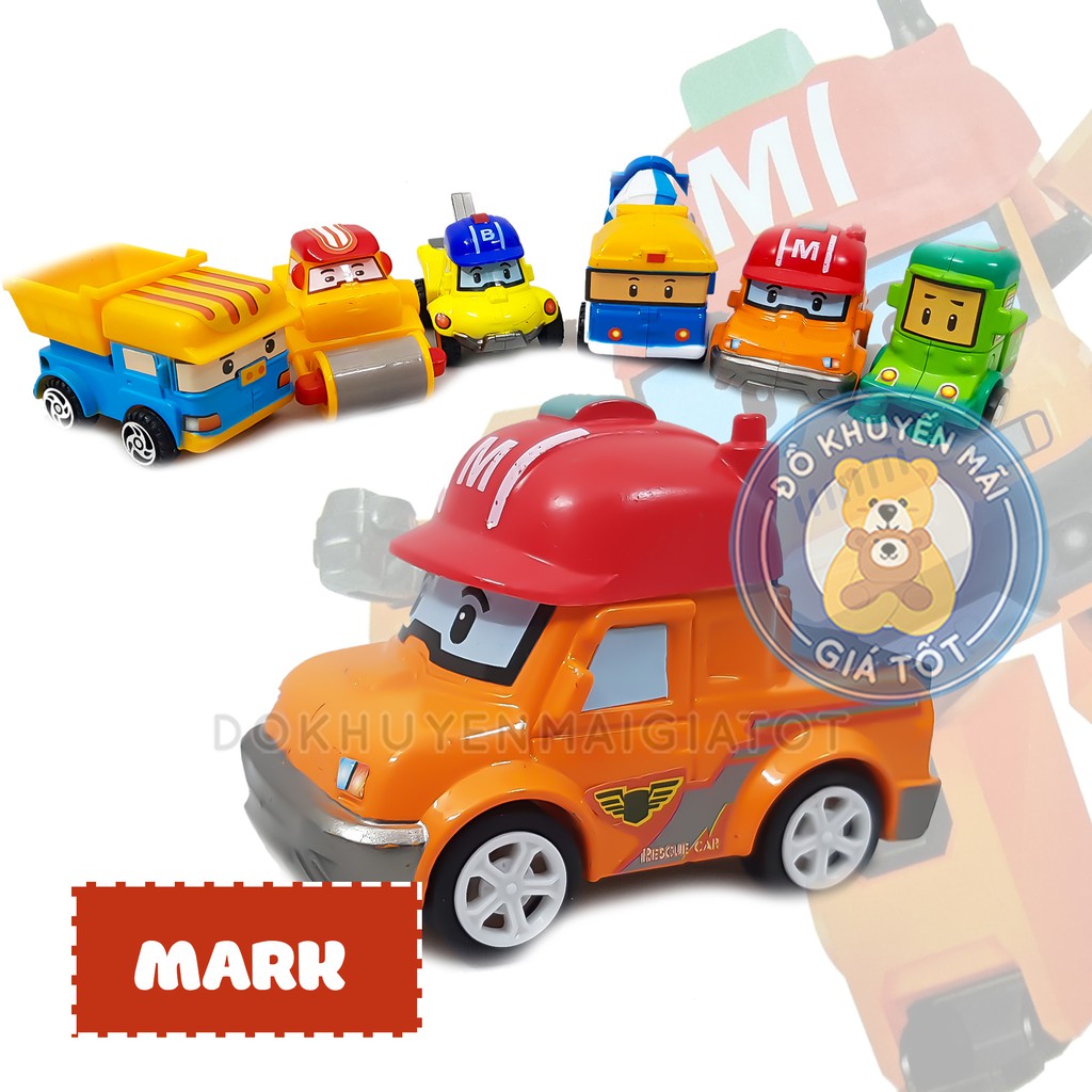 Bộ xe ô tô đồ chơi mô hình robocar poli chạy trớn nhiều mẫu cho bé - Đồ khuyến mãi giá tốt