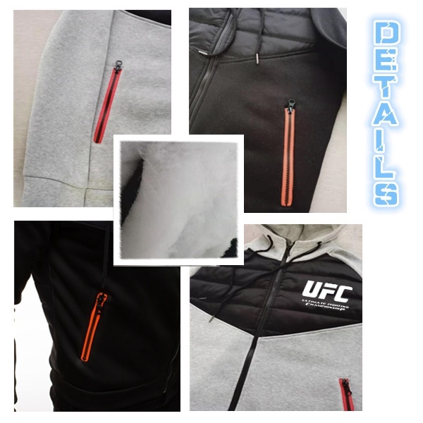 Áo Khoác Hoodie Phối Khóa Kéo Thời Trang Thu Đông | BigBuy360 - bigbuy360.vn