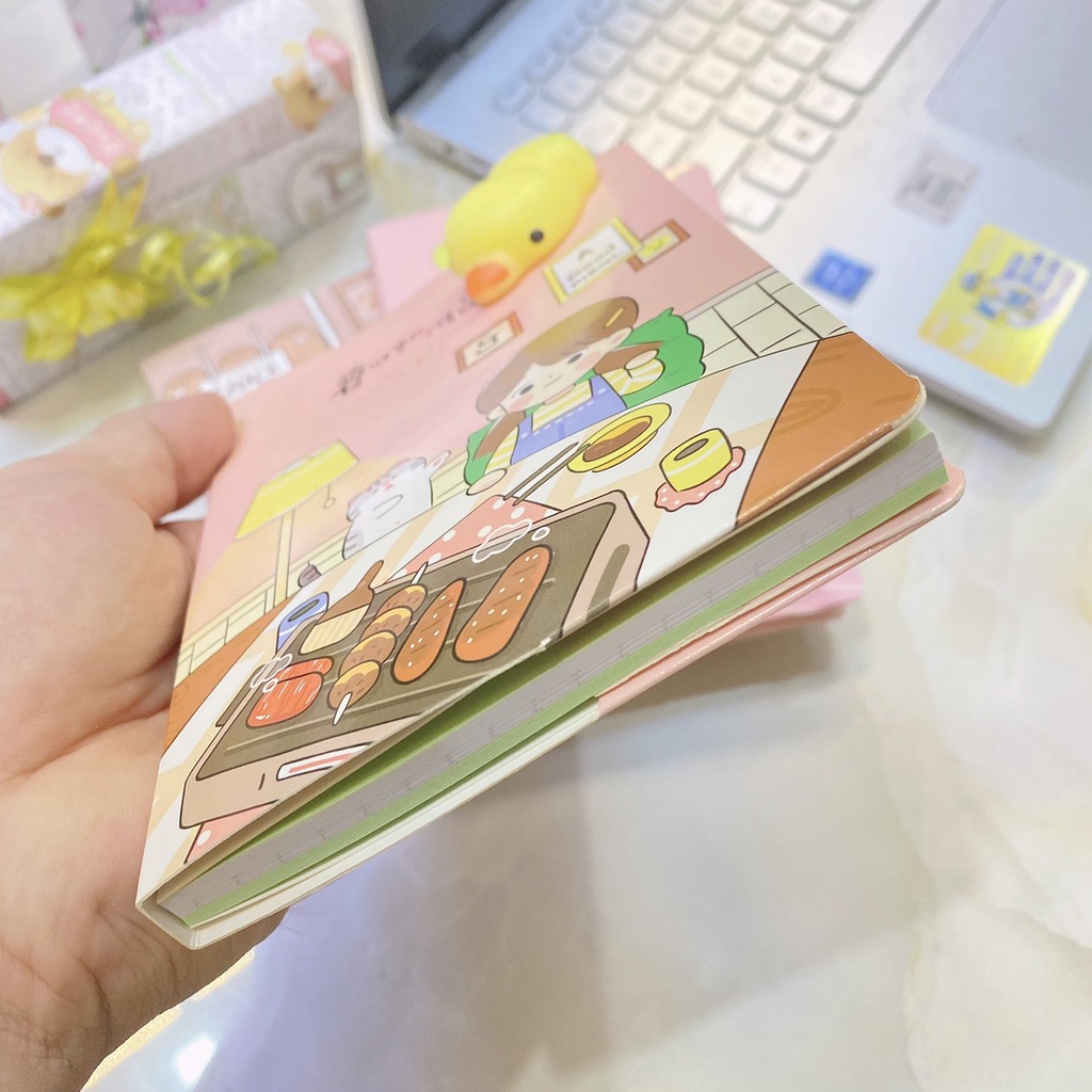 Sổ ghi chép nhật ký cute kèm thú bóp, Sổ ghi chép cá nhân cho người viết nhật ký hoặc lưu bút.