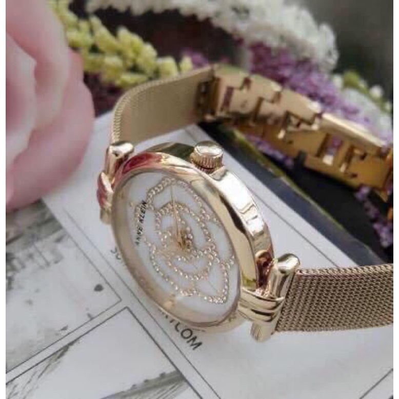 Đồng Hồ Nữ Anne Klein dây kim loại case 34mm
