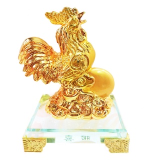 Tượng 12 con giáp gà trống + tặng lì xì thần tài may mắn