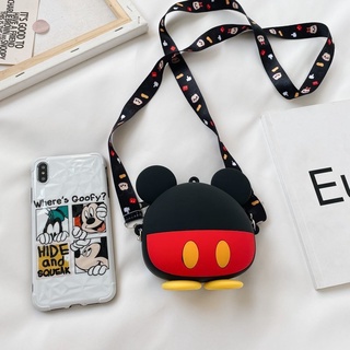 Túi đeo chéo Mickey Gấu Brown khủng long - Q'uncle  đeo