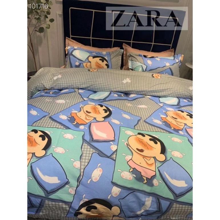 Bộ chăn ga Shin cậu bé bút chì hàng nhập