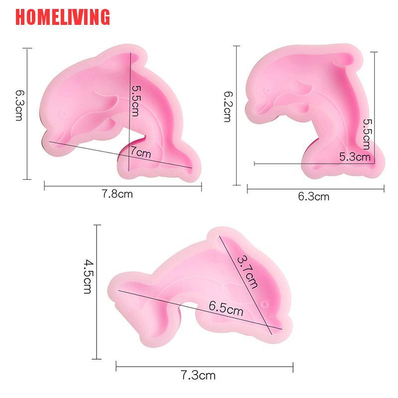 Khuôn silicone Tạo Hình Cá Heo Làm Bánh Kẹo