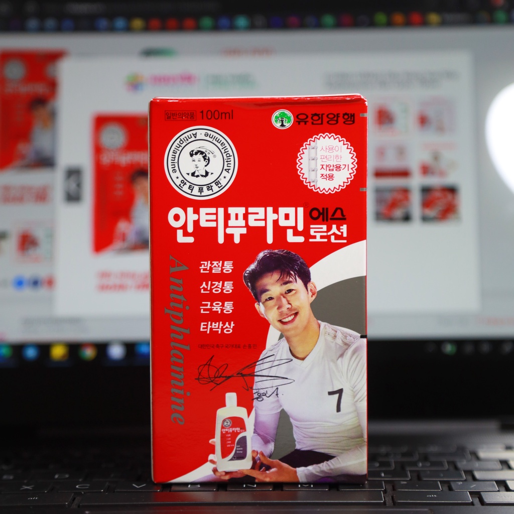 Dầu Nóng Xoa Bóp Antiphlamine Hàn Quốc 100ml  Hòa An