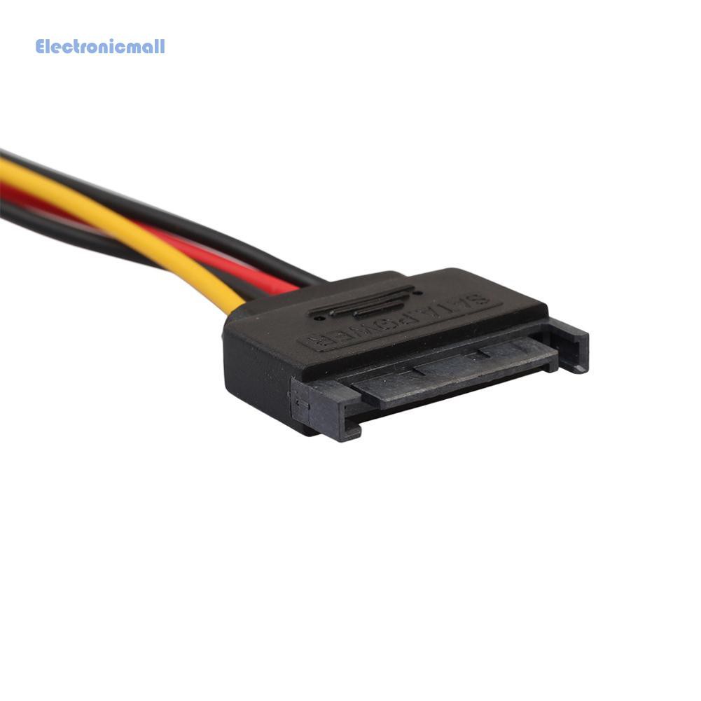 Dây Cáp Nối Ổ Cứng Điện Tửmall01 Sata 15pin Male Sang Ide Big 4pin