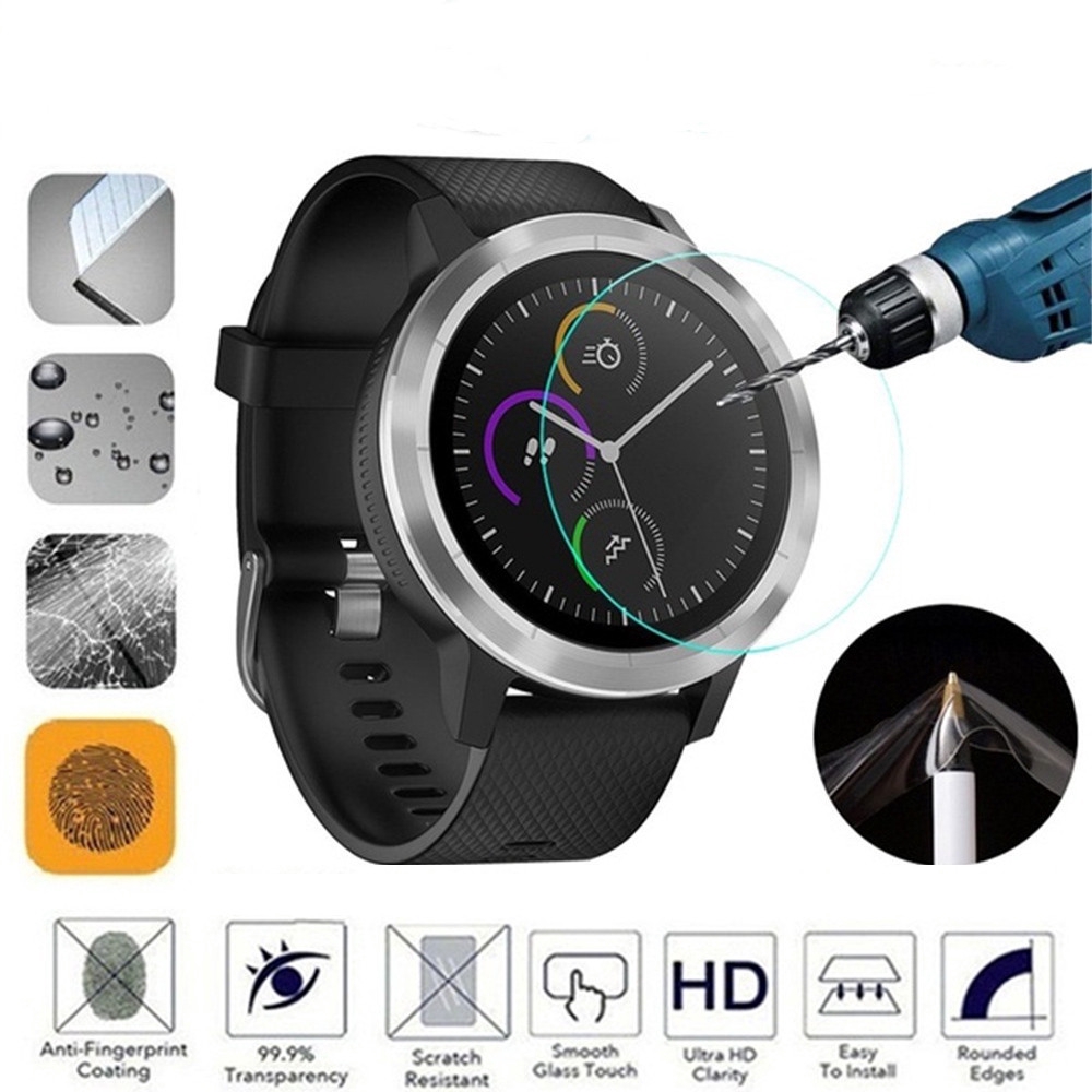 Miếng dán hydrogel bảo vệ màn hình cho đồng hồ Garmin Vivoactive 3 Music