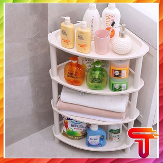 Kệ tam giác 4 tầng để gọn đồ nhà tắm nhà bếp