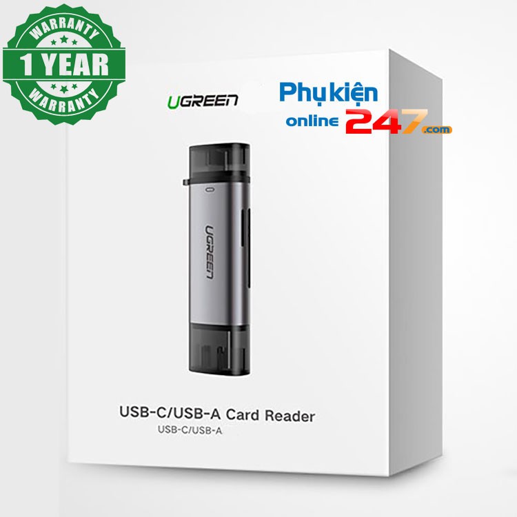 Đầu đọc thẻ nhớ SD, TF chân Type C, USB 3.0