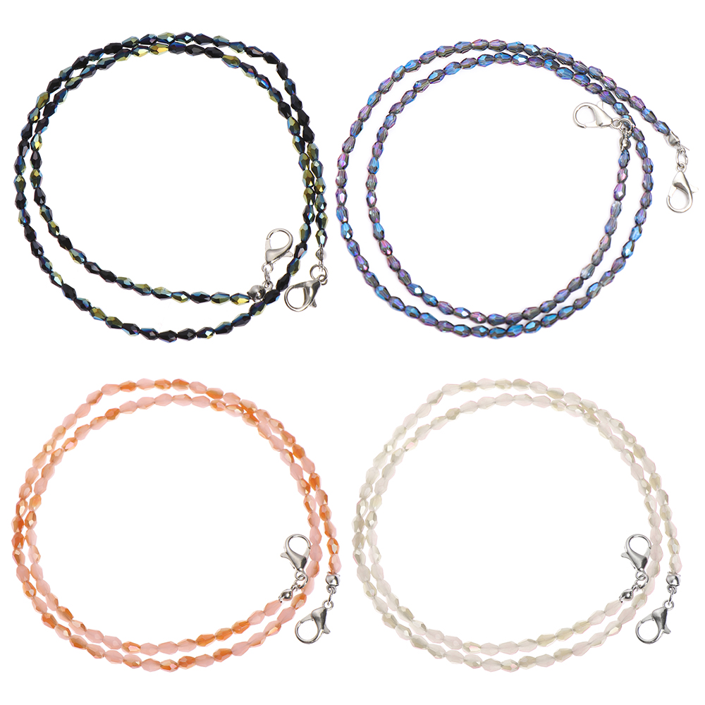 Dây chuỗi hạt kim loại dùng đeo khẩu trang mắt kính chống rơi thời trang