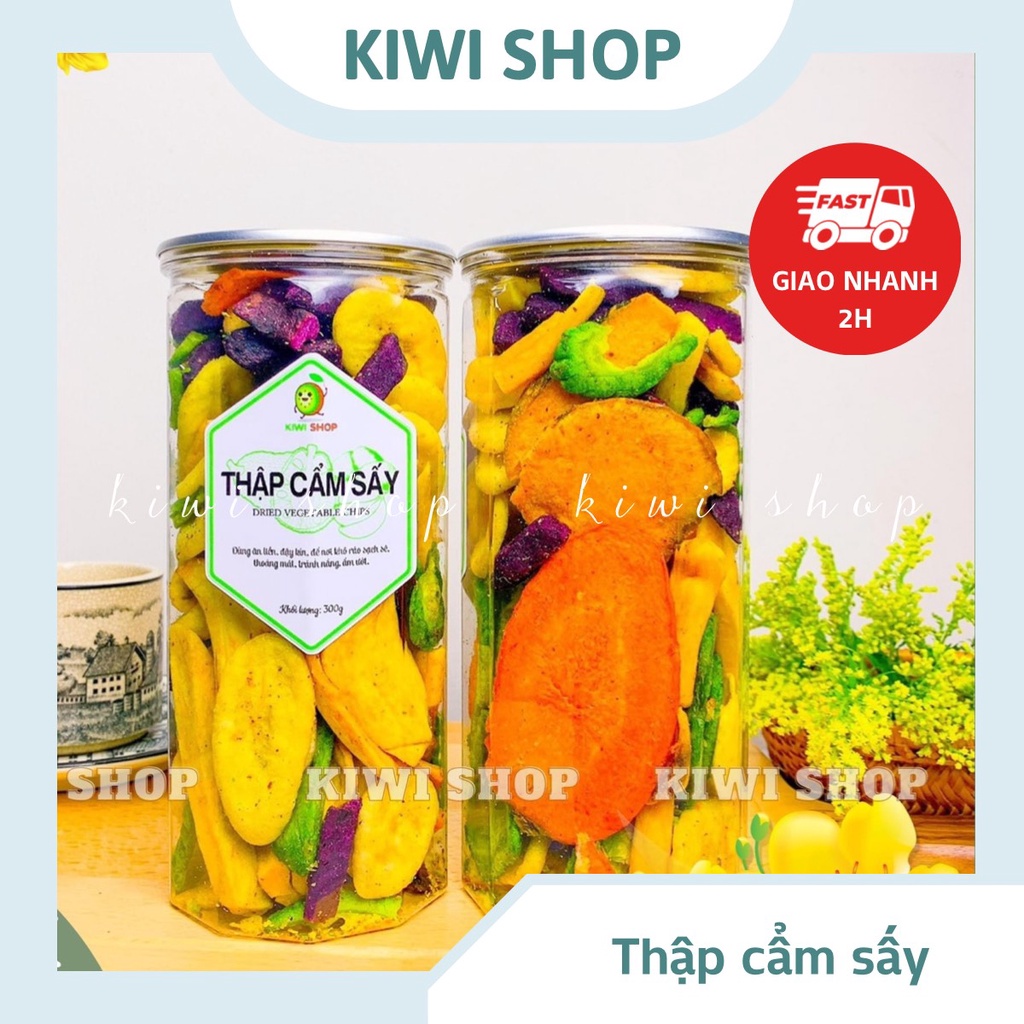 Thập cẩm rau củ sấy hũ 300GR *KIWISHOP*