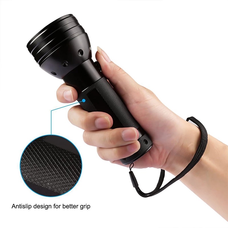 1 Đèn Pin 51 Bóng LED Bằng Hợp Kim Nhôm UV Đa Chức Năng