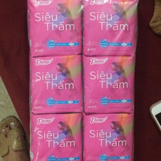 Băng vệ sinh Diana Siêu Thẩm [combo 6g]