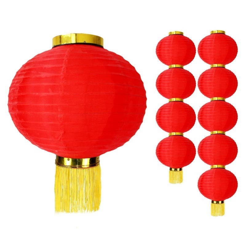 Lồng đèn treo trang trí năm mới 8/10/12 Inch