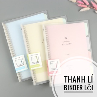 Thanh lý lỗ bộ binder lỗi - Gồm bìa+tab phân trang+60 tờ giấy