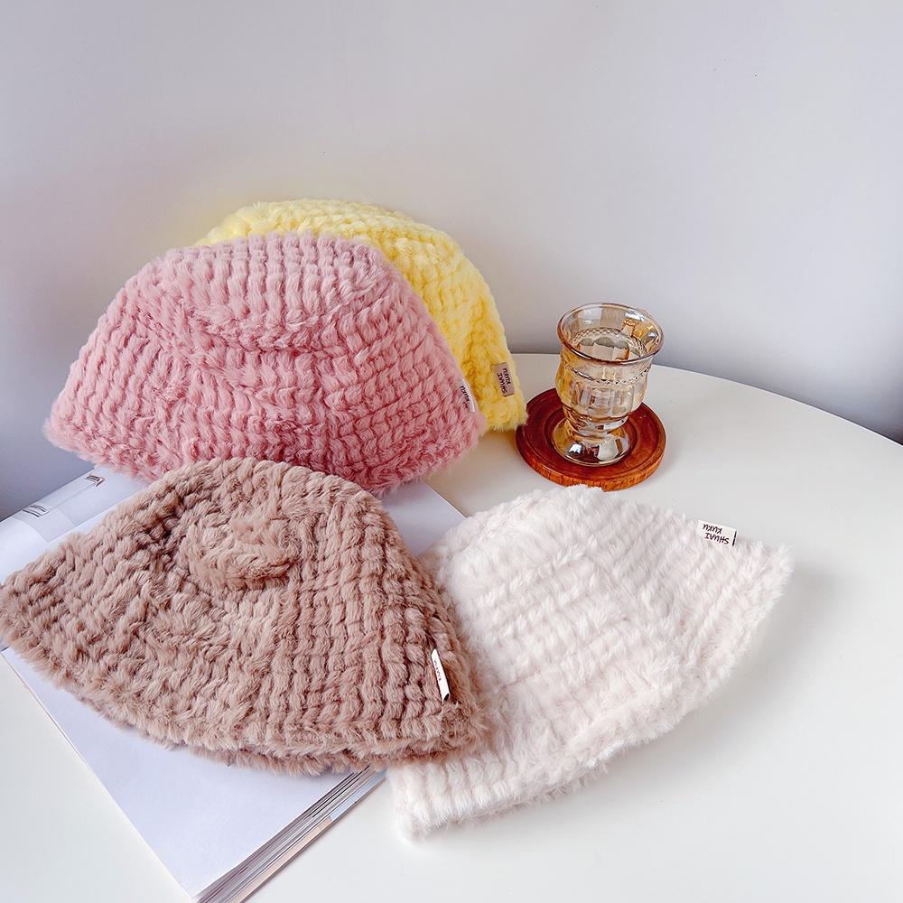 Mũ bucket phong cách Hàn Quốc thời trang thu đông cho bé gái 1-3 tuổi