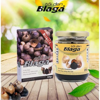 Tỏi Đen Blaga Hộp (500g) + Tỏi Đen Blaga Ngâm Mật Ong (250g)