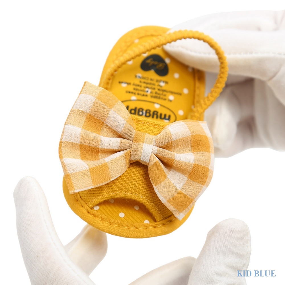 Giày Sandal Đính Nơ Dễ Thương Cho Bé Gái