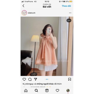 áo yếm hồng cam