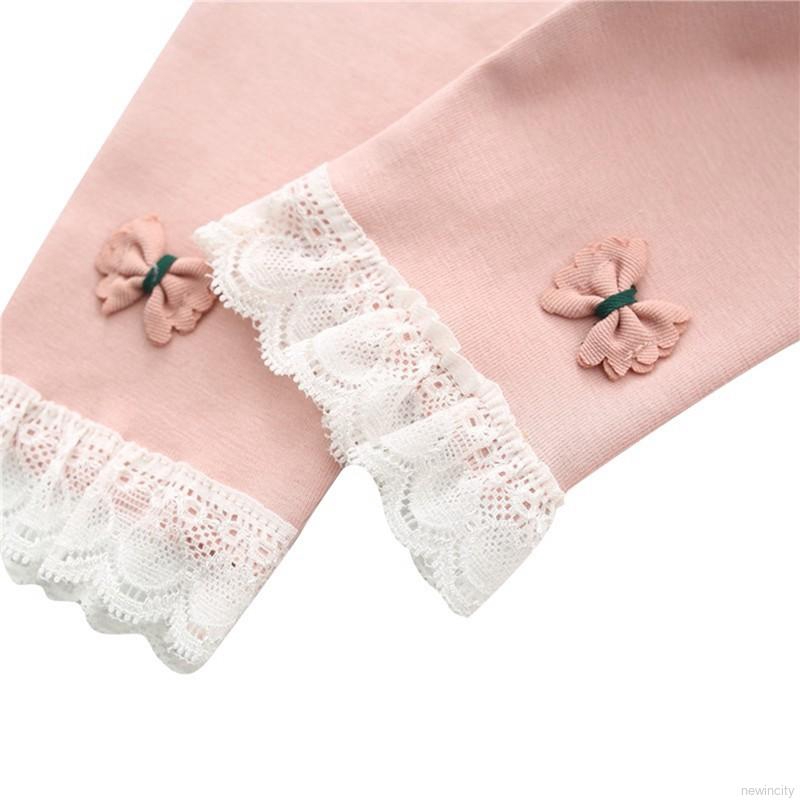 Quần Legging giữ ấm in hình thỏ dễ thương cho bé gái