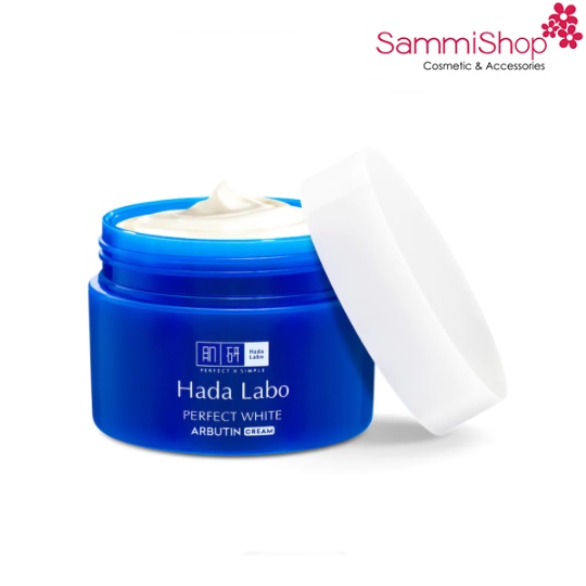 Kem dưỡng trắng da Hadalabo Perfect White Arbutin Cream 50g