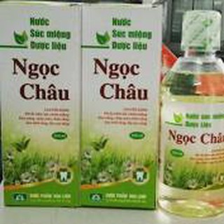 Nước súc miệng ngọc châu. chai 350 ml