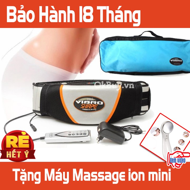 Đai Matxa Tan Giảm Mỡ Bụng Thon Gọn Đau Mỏi Vai Gáy Vật Lý Trị Liệu BH: 18 Tháng