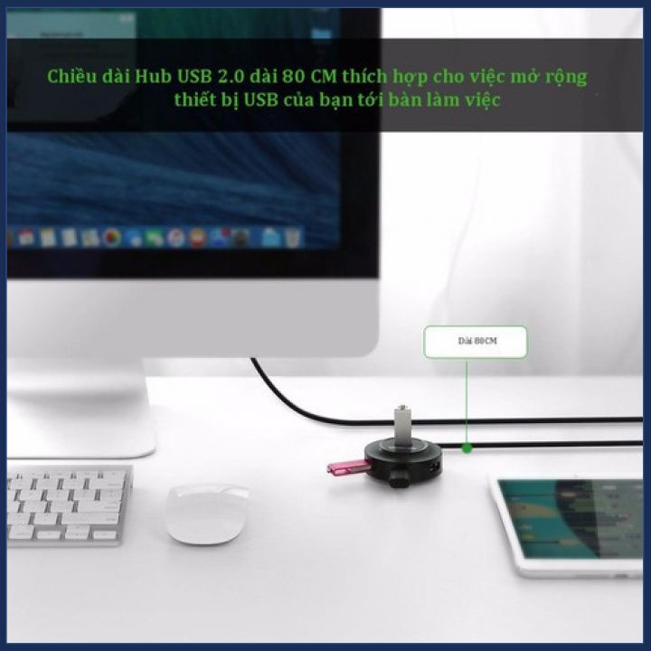 Bộ chia USB HUB 4 cổng USB 2.0 UGREEN 20277