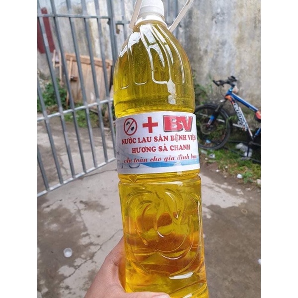 Nước lau sàn đuổi muỗi diệt khuẩn hương xả chanh chai 1,5 lít