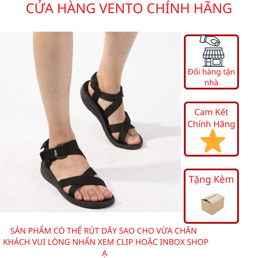 Sandal Vento Nam Kiểu Basic Không Xỏ Ngón Dép Sandal Đi Học