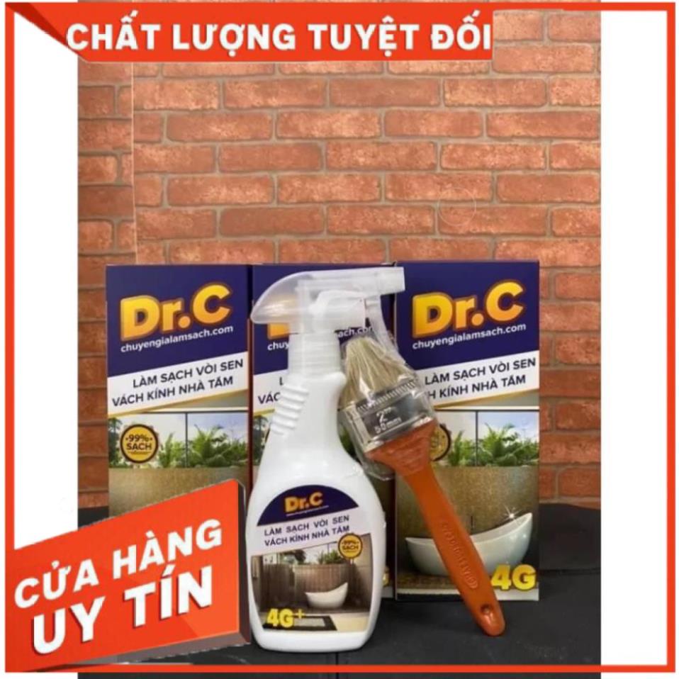 [FLASH SALE] DR.C TẨY CẶN CAXI BỒN TẮM, BỒN RỬA MẶT, VÁCH KÍNH - 300ML
