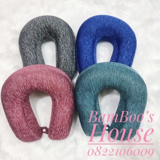 Gối cổ cao su non vải thun lạnh