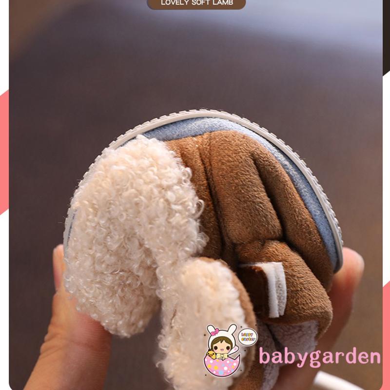 Giày Tập Đi Màu Sắc Tương Phản Thời Trang Thu Đông Cho Bé 0-12 Tháng Tuổi