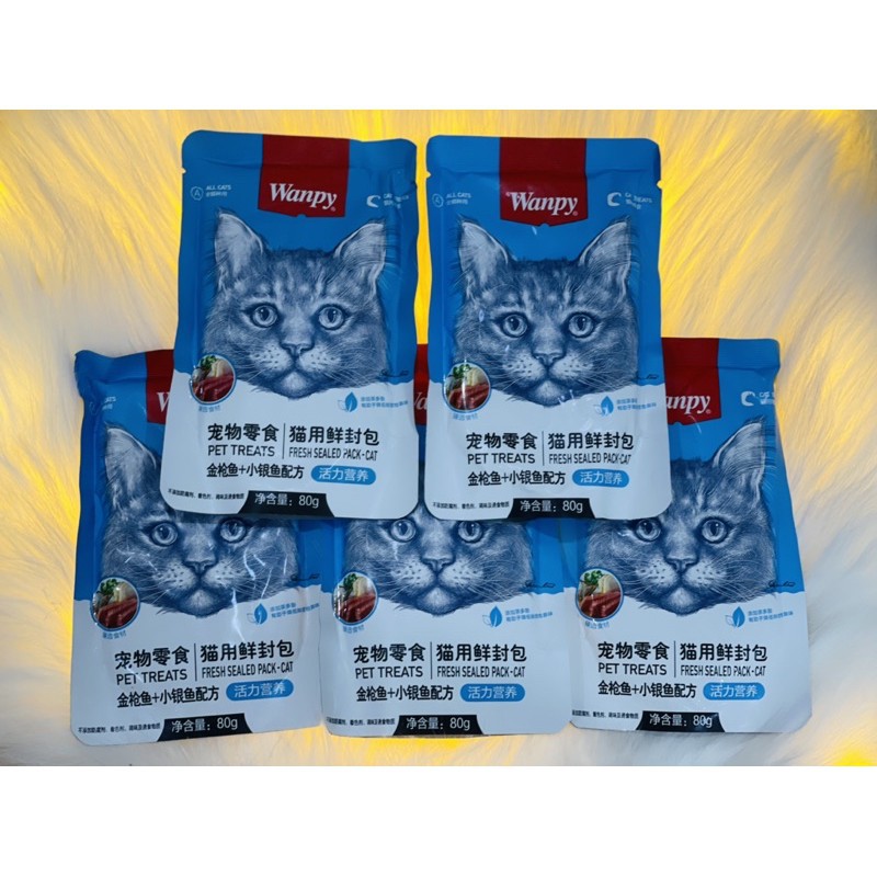PATE WANPY CHO MÈO GÓI 80GR