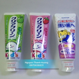 Kem đánh răng Kids  bé hoàn toàn có thể nuốt
