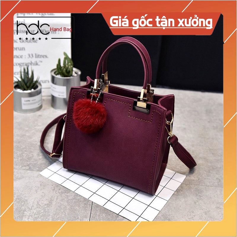 👜 Túi xách hàng hiệu nữ chính hãng STA2 - Màu Tím 24x23x15 cm 👜