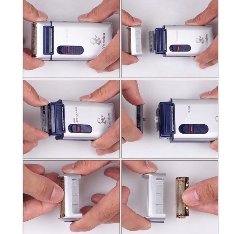 Máy cạo râu Yandou SC-W301U đa năng nam sử dụng pin sạc, nhỏ gọn, tiện lợi