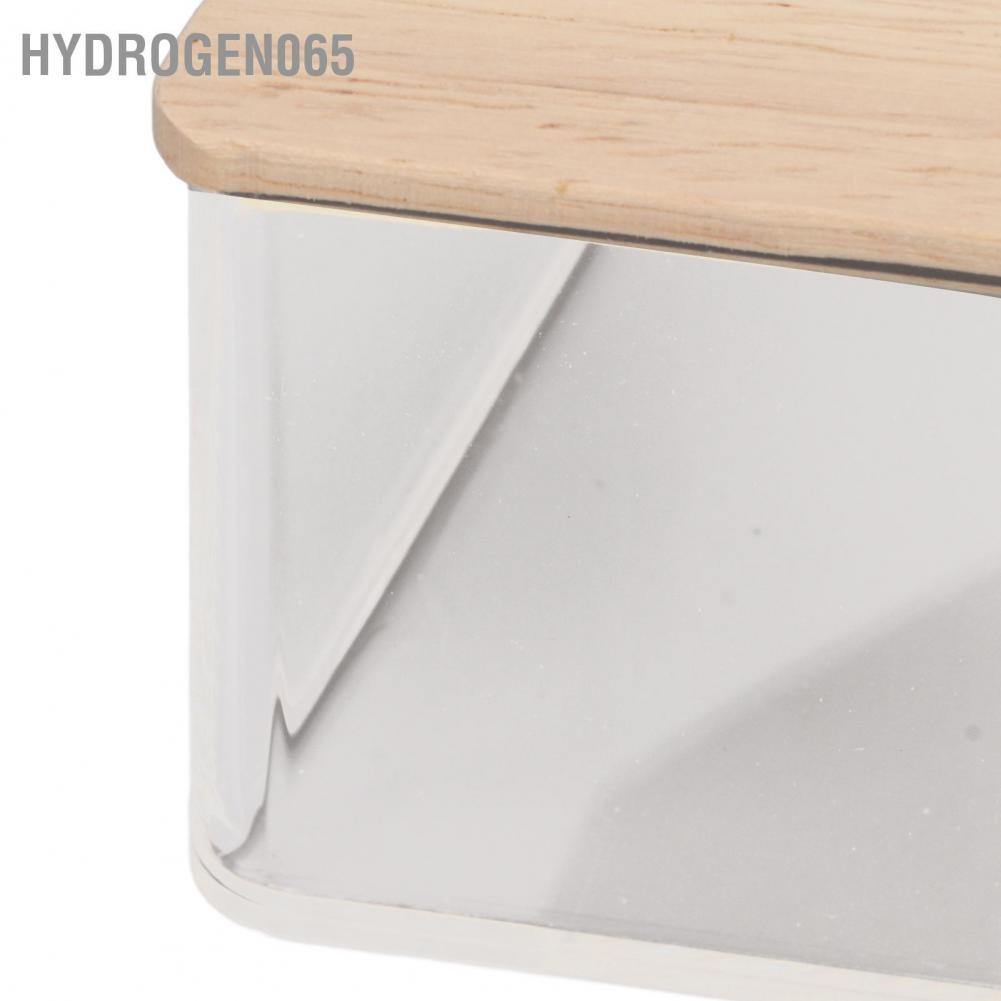 Hydrogen065 Hộp tắm cho chuột Hamster Quạt góc phải Acrylic Phòng cát an toàn nhỏ