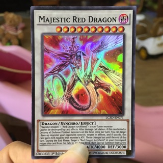 Thẻ bài yugioh “Majestic Red Dragon”