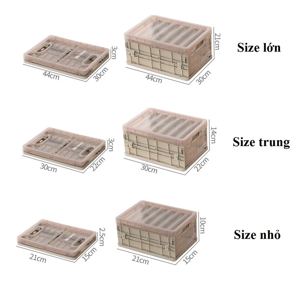 Thùng đựng đồ đa năng , đựng quần áo gấp gọn có thể tháo rời