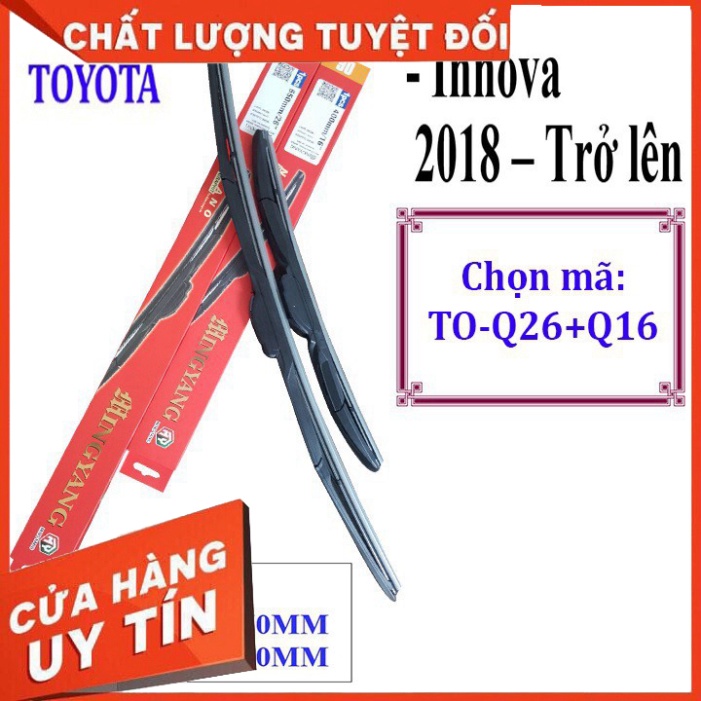 CẦN GẠT MƯA INNOVA ĐỜI TỪ 2018 TRỞ LÊN - VÀ TẤT CẢ CÁC DÒNG XE KHÁC CỦA TOYOTA