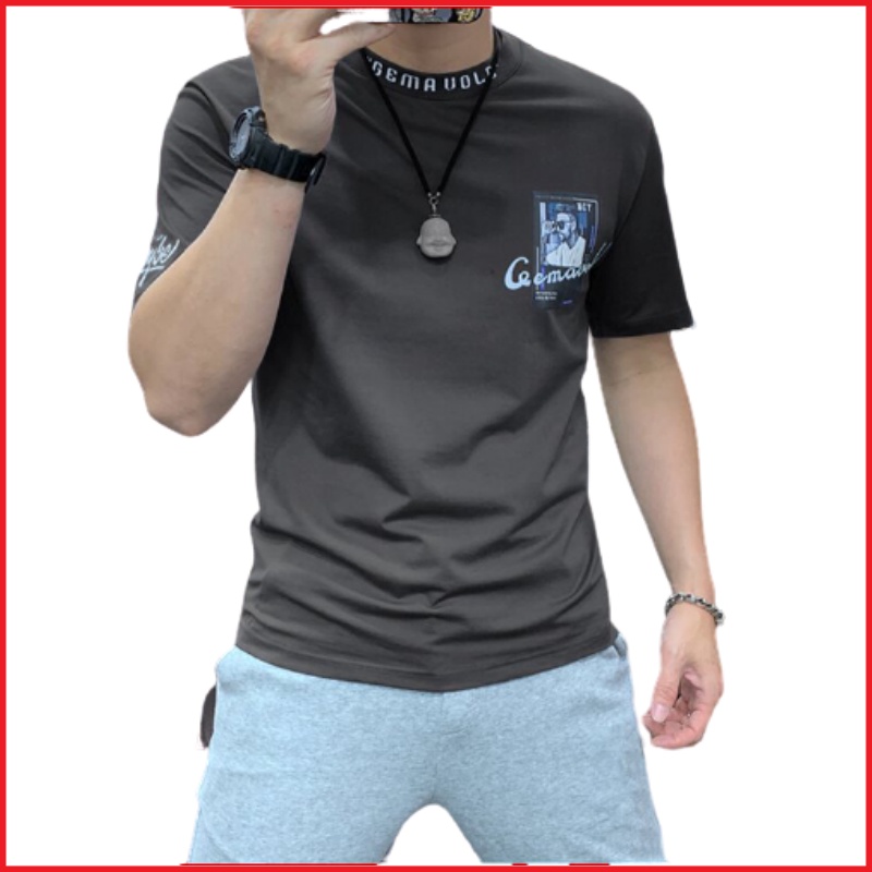 Áo thun nam TN412 tay ngắn cổ tròn hot rẻ xả kho đẹp nhiều màu tết