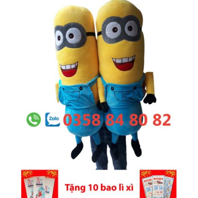 Gối ôm minion khổ 1m2 siêu to khổng lồ