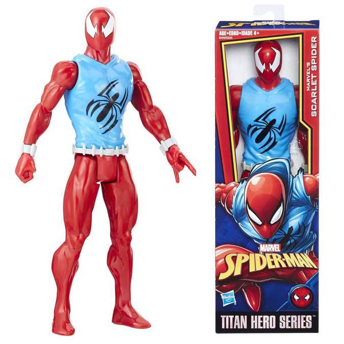 Đồ chơi Hasbro chiến binh Titan Scarlet Spider Spiderman E2342
