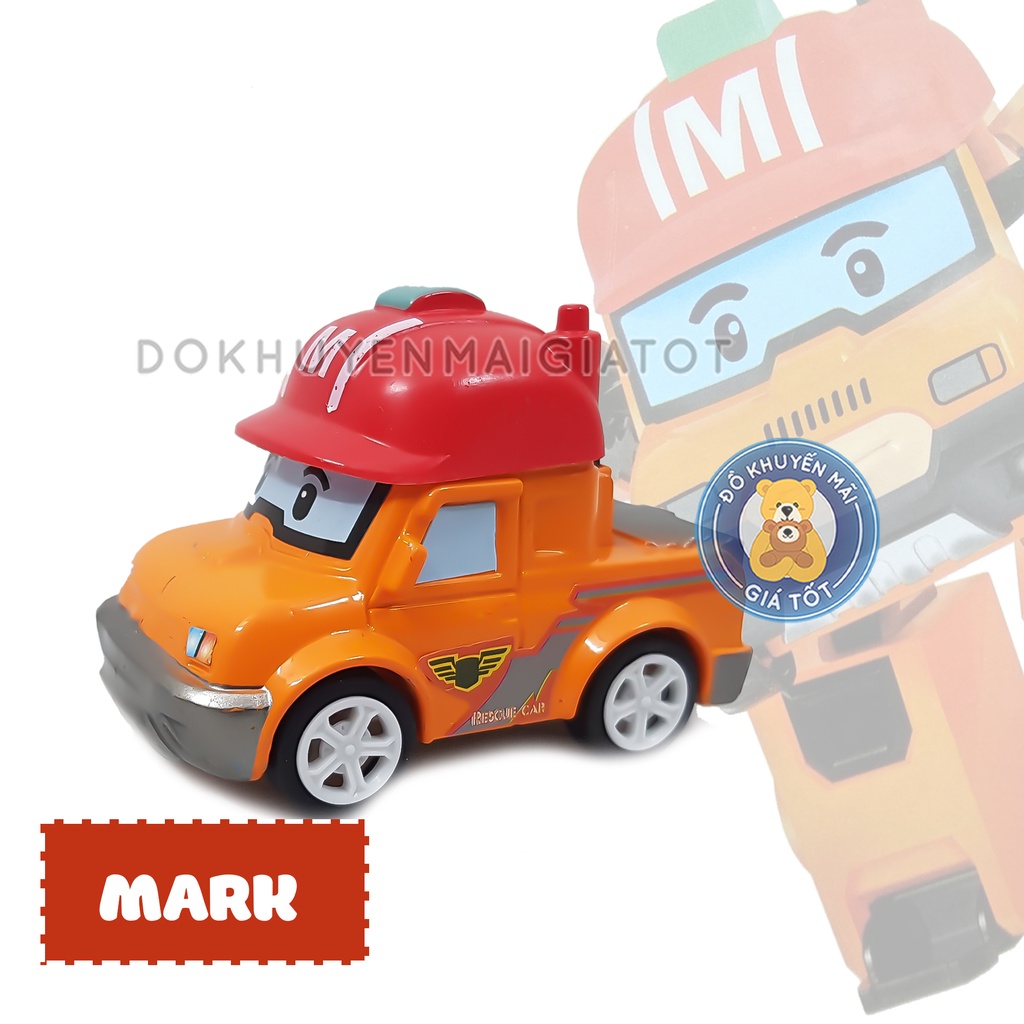 Xe ô tô đồ chơi mẫu 4 xe Poli chạy trớn bằng nhựa -Đồ khuyến mãi giá tốt